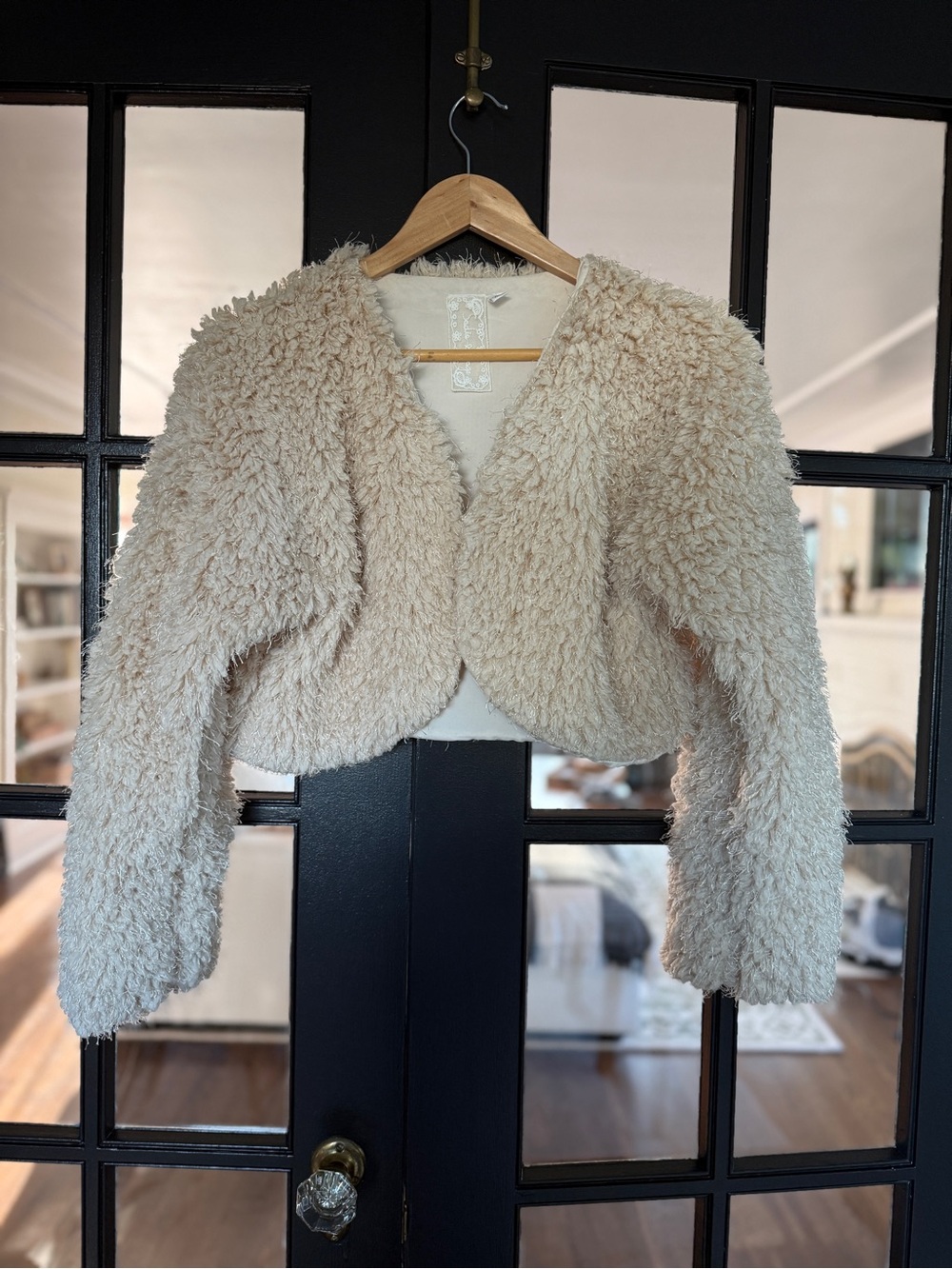 Cozy Cream Soft Sherpa Crop - Women'sFrom Anthropology